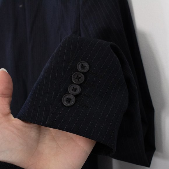 *Maison Scotch Black Pinstripe Blazer - Picture 4 of 7